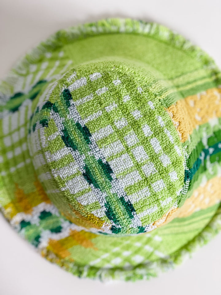 CHARLIE #204 LARGE handmade by expert artisans from upcycled vintage towels, in Sydney.