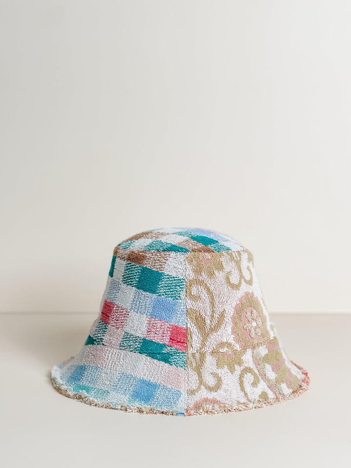 Re/lax Remade one-of-a-kind vintage towel hats, lovingly handmade in Australia from upcycled fabrics.