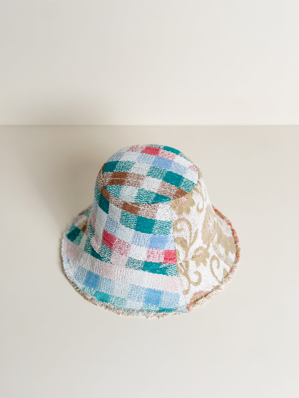 Re/lax Remade one-of-a-kind vintage towel hats, lovingly handmade in Australia from upcycled fabrics.