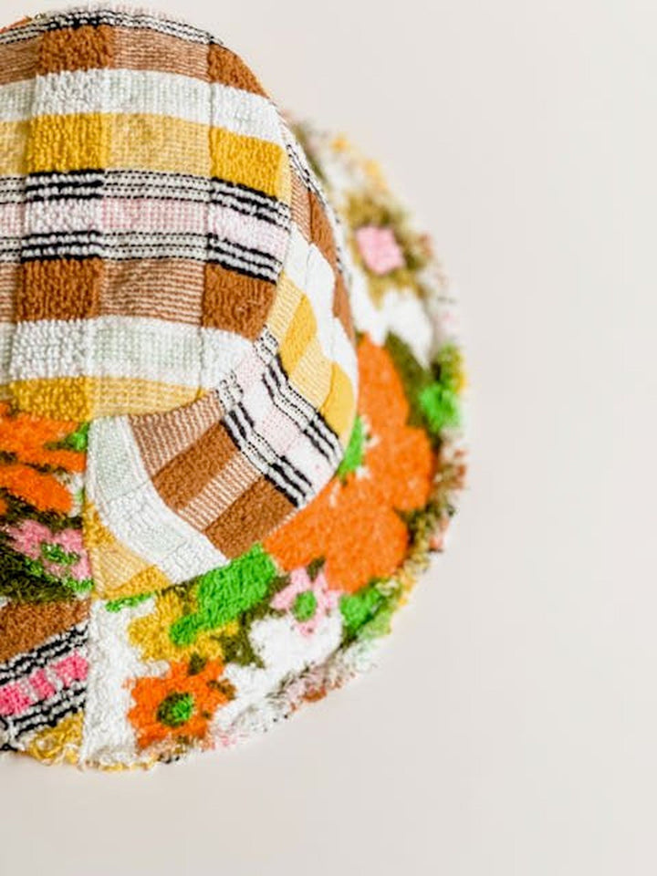 Duke #8 Medium handmade by expert artisans from upcycled vintage towels, in Sydney.