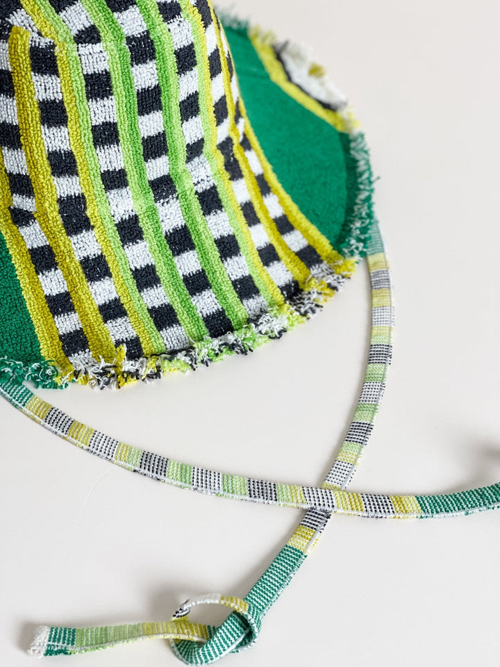 FRANKIE #108 LARGE handmade by expert artisans from upcycled vintage towels, in Sydney.
