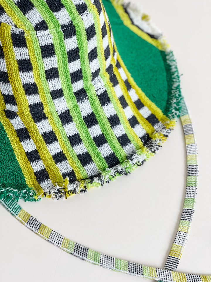 FRANKIE #108 LARGE handmade by expert artisans from upcycled vintage towels, in Sydney.