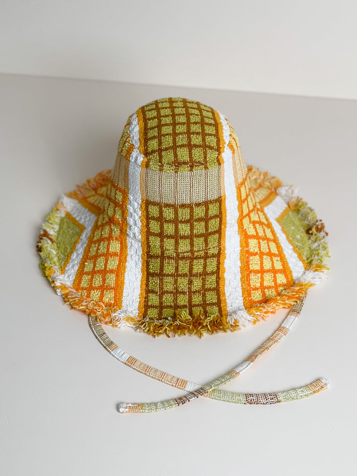 FRANKIE #157 SMALL, handmade by expert artisans from upcycled vintage towels, in Sydney.