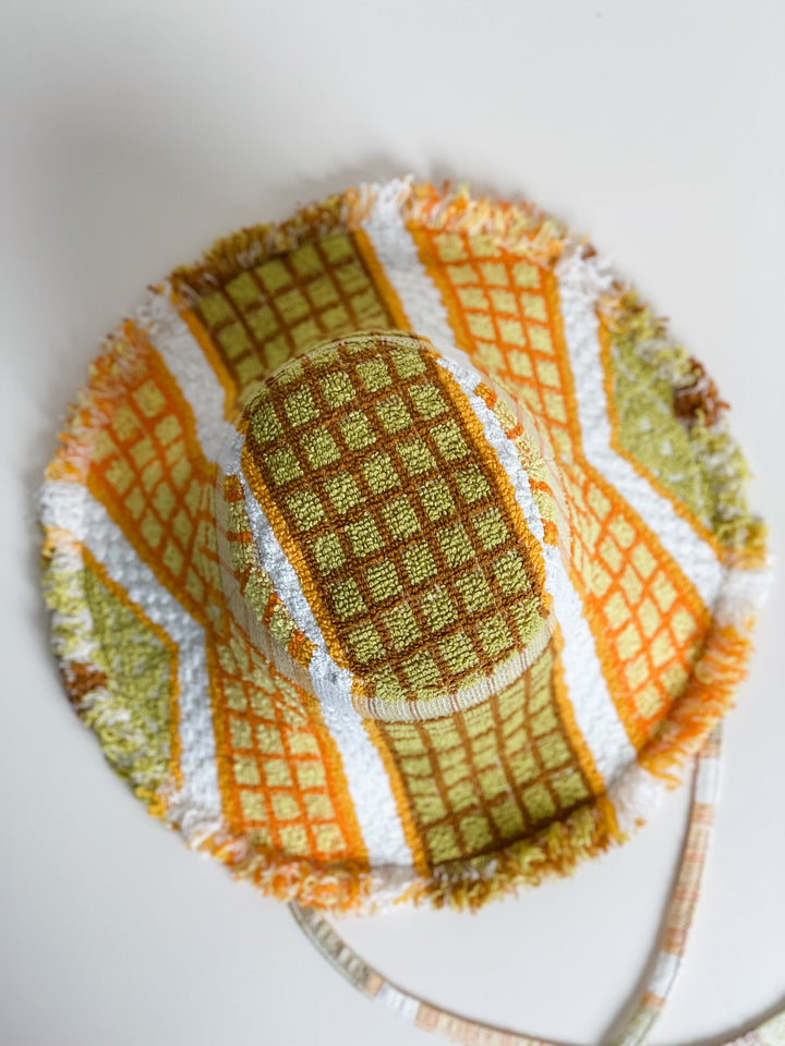 FRANKIE #157 SMALL, handmade by expert artisans from upcycled vintage towels, in Sydney.