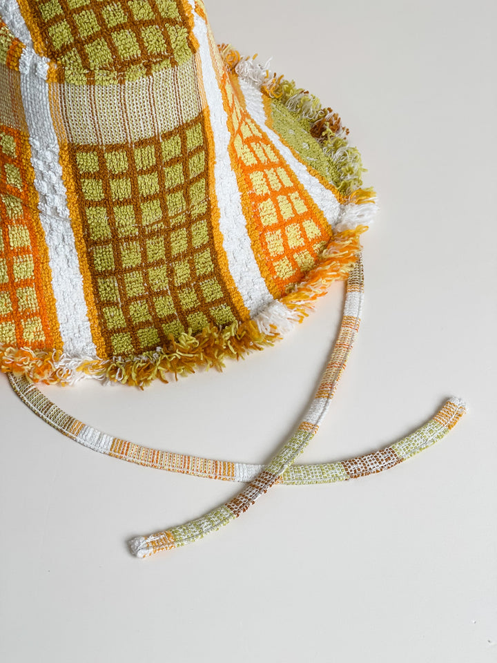FRANKIE #157 SMALL, handmade by expert artisans from upcycled vintage towels, in Sydney.
