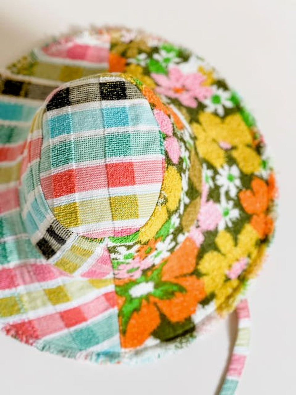 Frankie #22 Medium handmade by expert artisans from upcycled vintage towels, in Sydney.