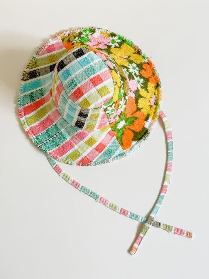 Frankie #22 Medium handmade by expert artisans from upcycled vintage towels, in Sydney.