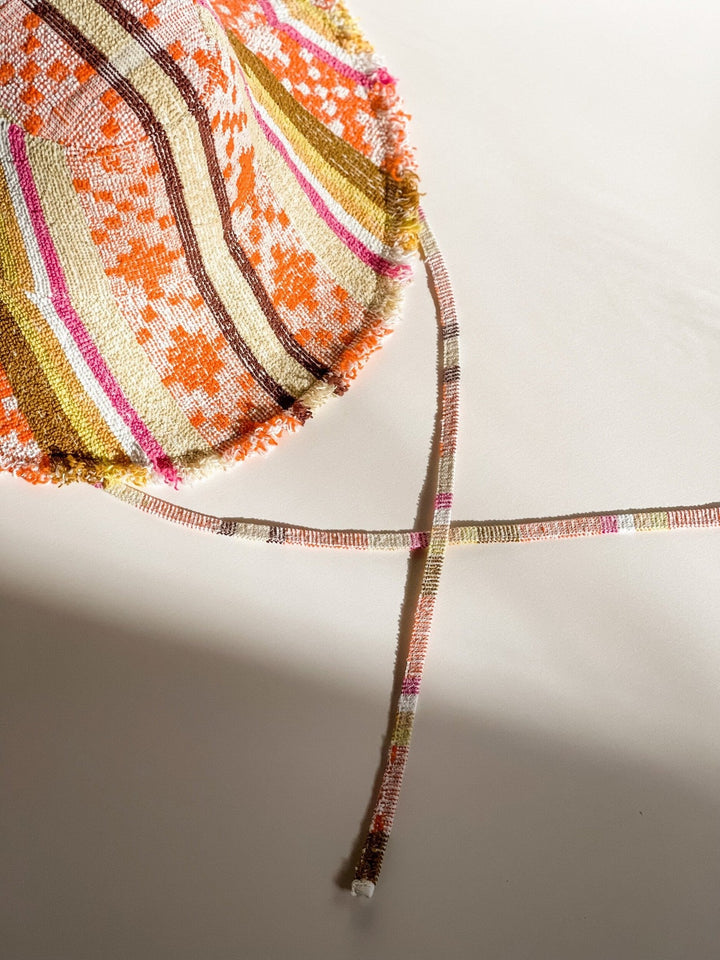 Frankie #68 Medium handmade by expert artisans from upcycled vintage towels, in Sydney.