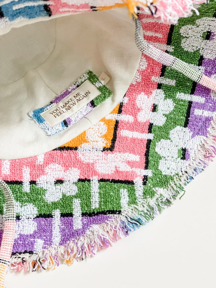 FRANKIE #75 LARGE handmade by expert artisans from upcycled vintage towels, in Sydney.