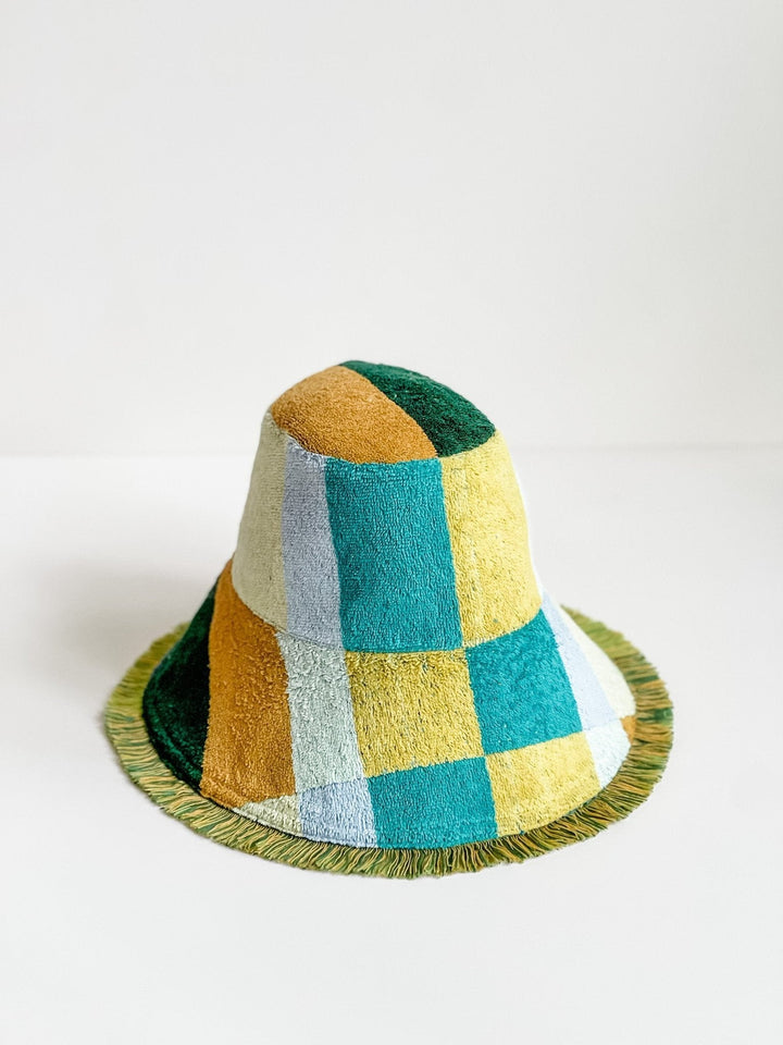 Freya #14 Medium handmade by expert artisans from upcycled vintage towels, in Sydney.