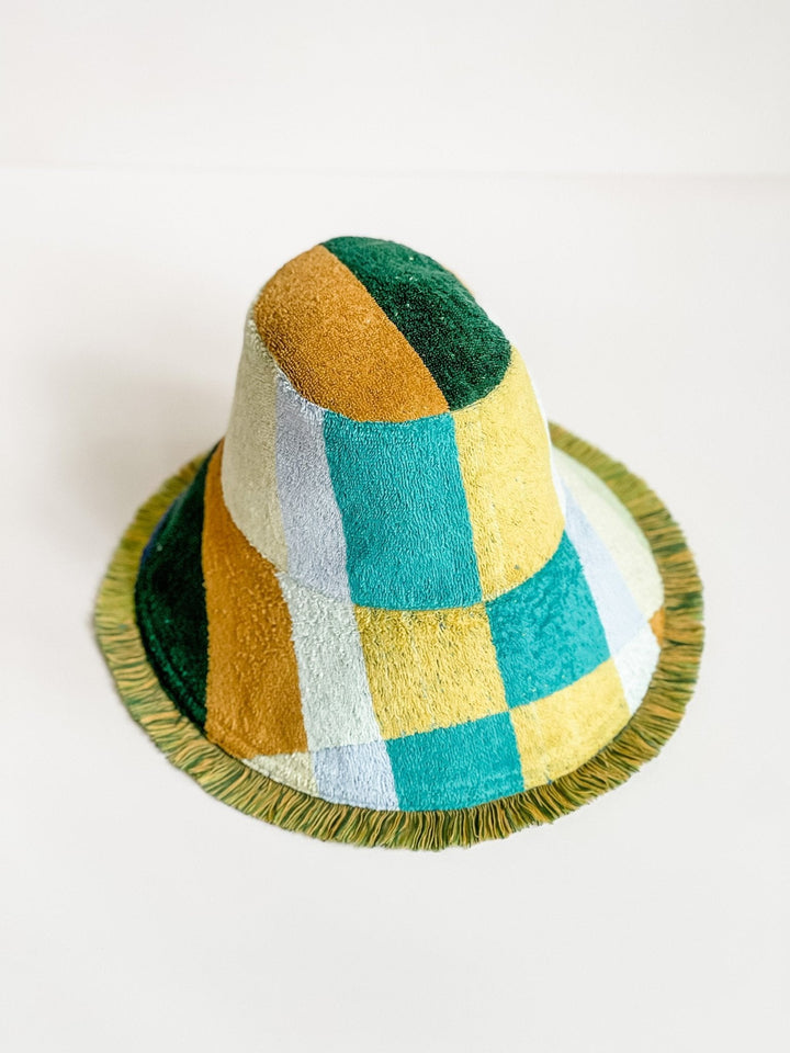 Freya #14 Medium handmade by expert artisans from upcycled vintage towels, in Sydney.