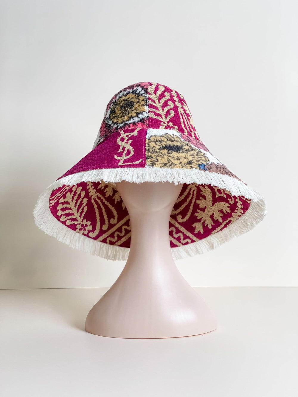 FREYA #37 (DESIGNER Vintage YSL) LARGE handmade by expert artisans from upcycled vintage towels, in Sydney.