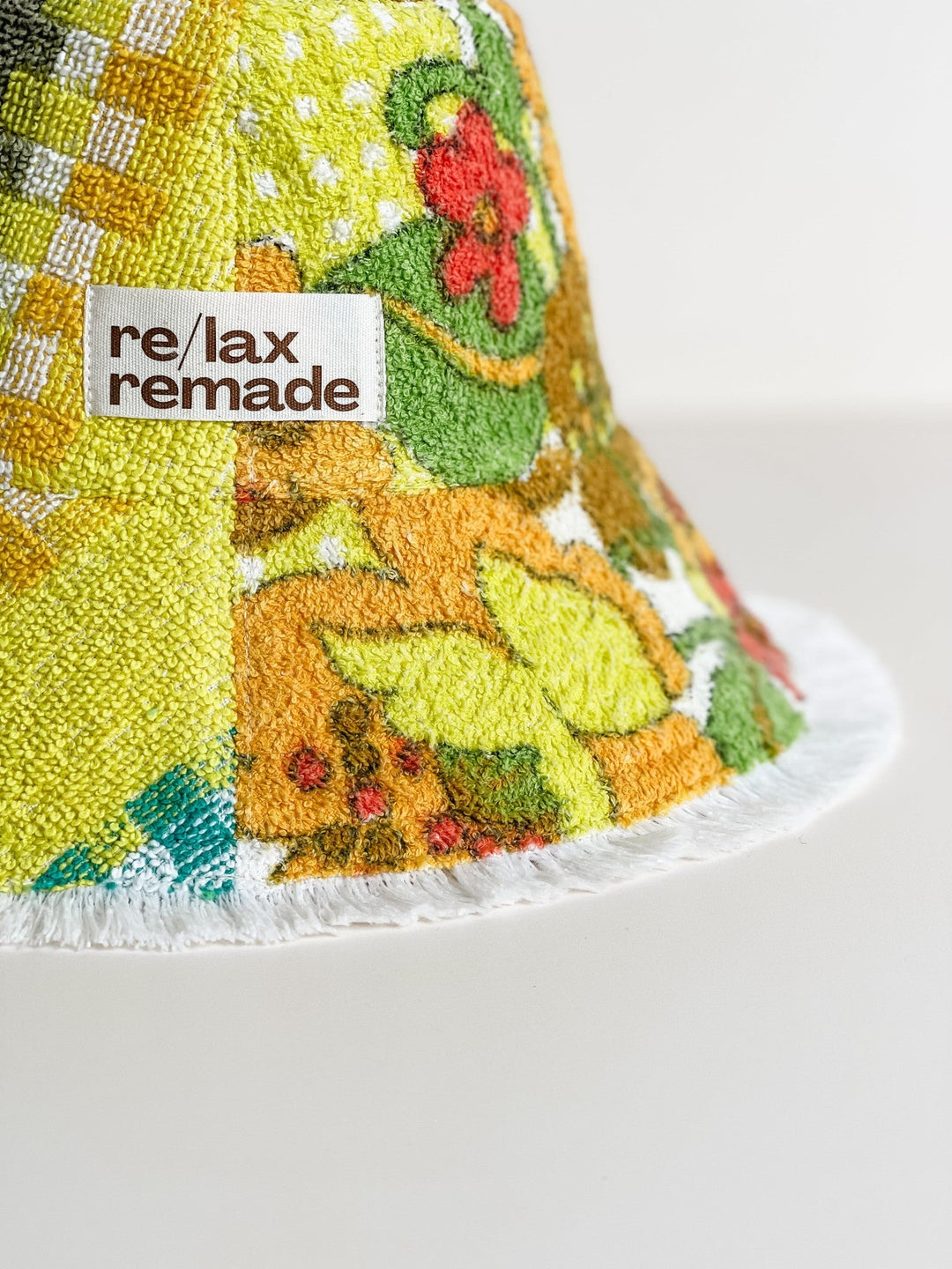 FREYA CROP #27 MEDIUM handmade by expert artisans from upcycled vintage towels, in Sydney.