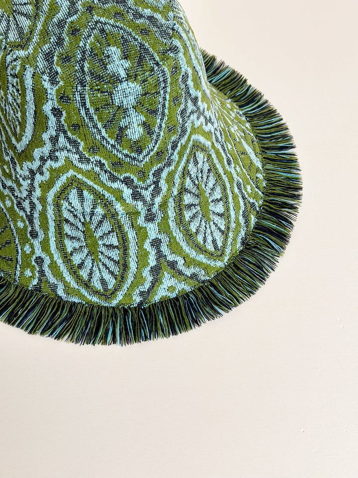 FREYA CROP #30 MEDIUM handmade by expert artisans from upcycled vintage towels, in Sydney.