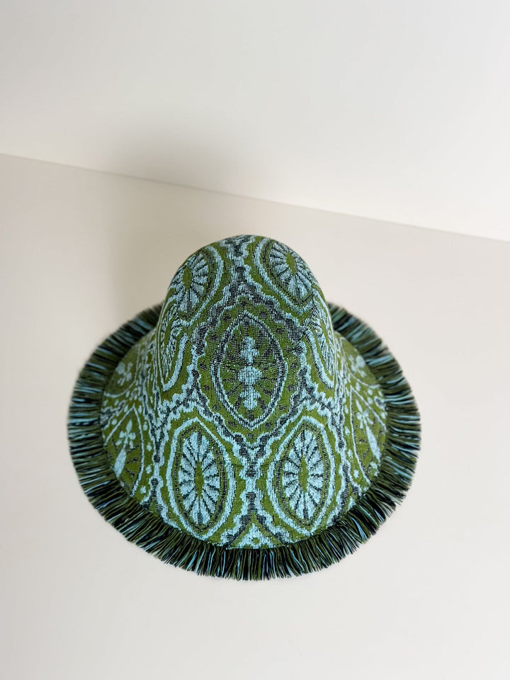 FREYA CROP #30 MEDIUM handmade by expert artisans from upcycled vintage towels, in Sydney.