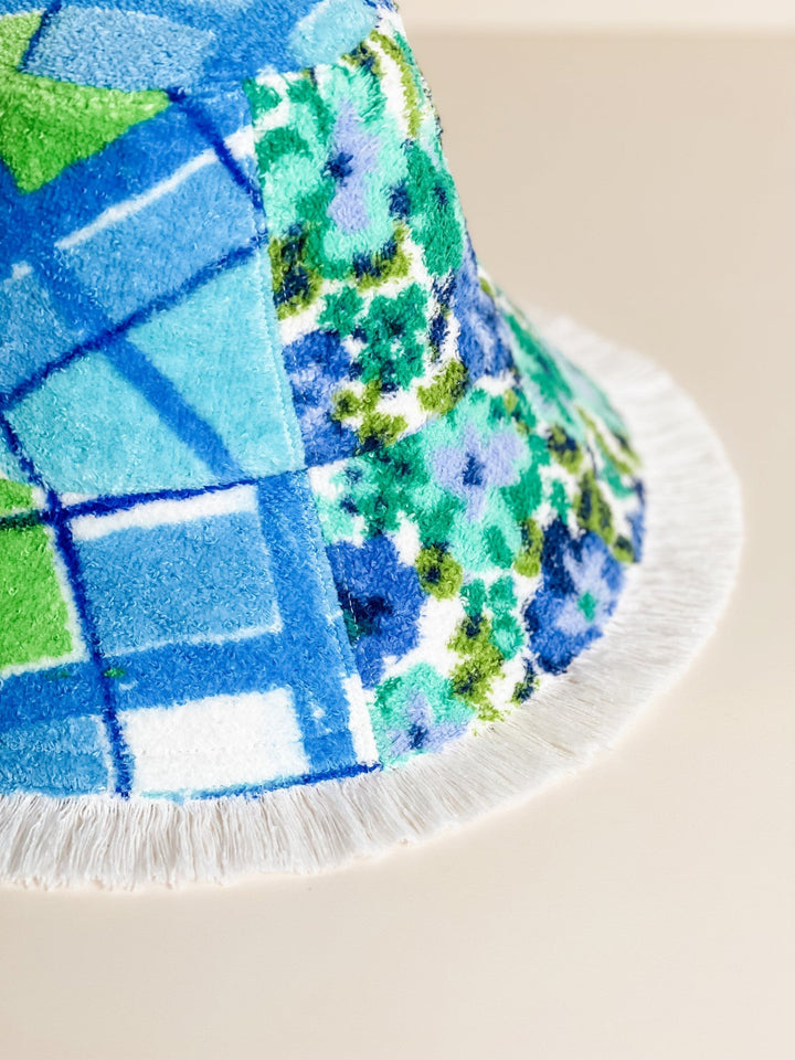 FREYA CROP #31 MEDIUM handmade by expert artisans from upcycled vintage towels, in Sydney.