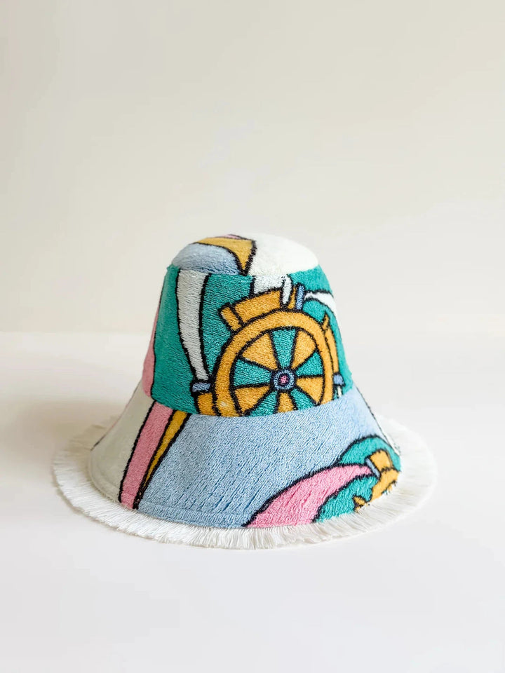 FREYA CROP #5 Vintage Hermes MEDIUM handmade by expert artisans from upcycled vintage towels, in Sydney.