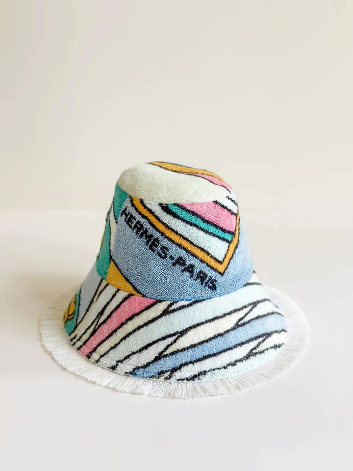 FREYA CROP #5 Vintage Hermes MEDIUM handmade by expert artisans from upcycled vintage towels, in Sydney.