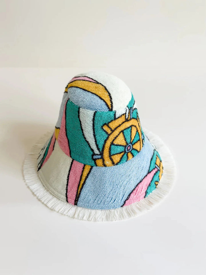 FREYA CROP #5 Vintage Hermes MEDIUM handmade by expert artisans from upcycled vintage towels, in Sydney.