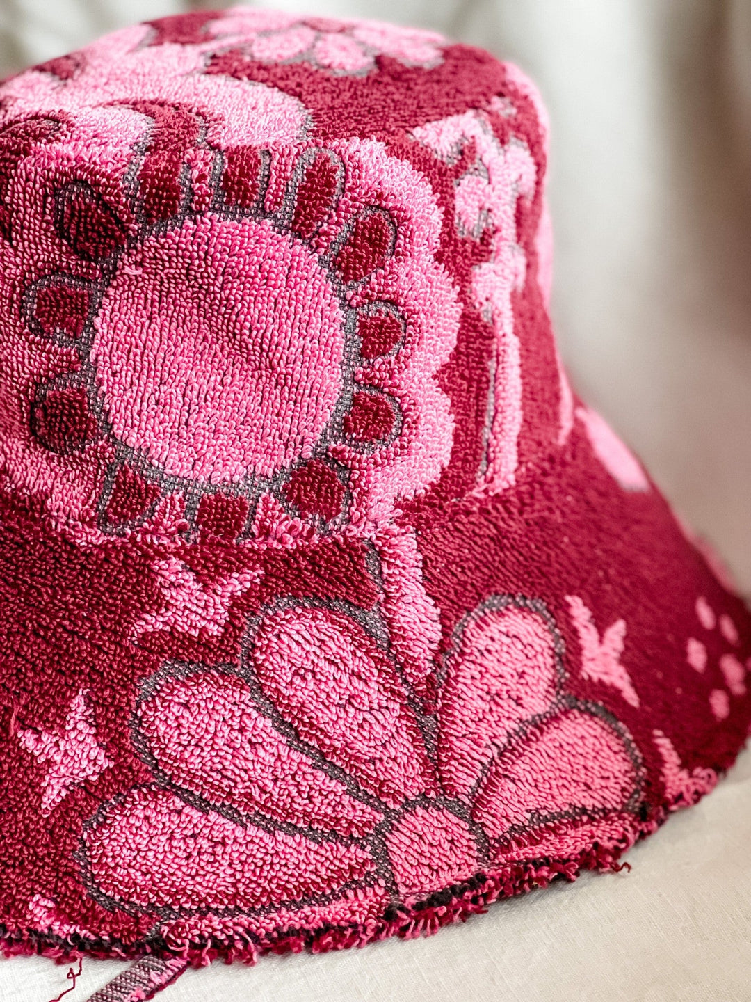 Joni #2 Medium handmade by expert artisans from upcycled vintage towels, in Sydney.