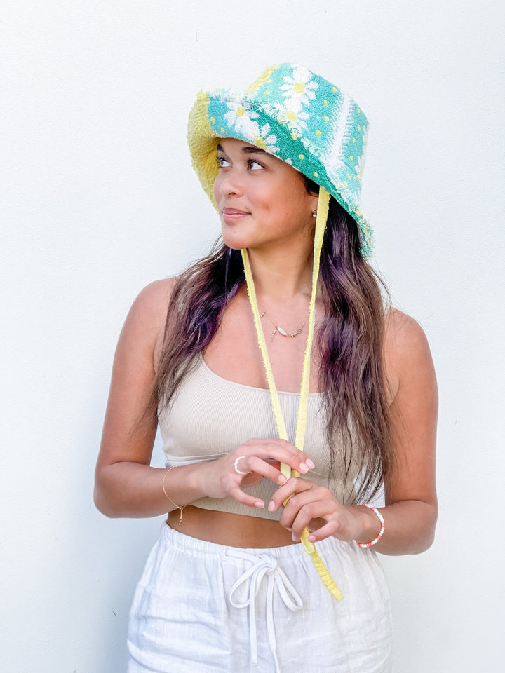 Joni #3 Large handmade by expert artisans from upcycled vintage towels, in Sydney.