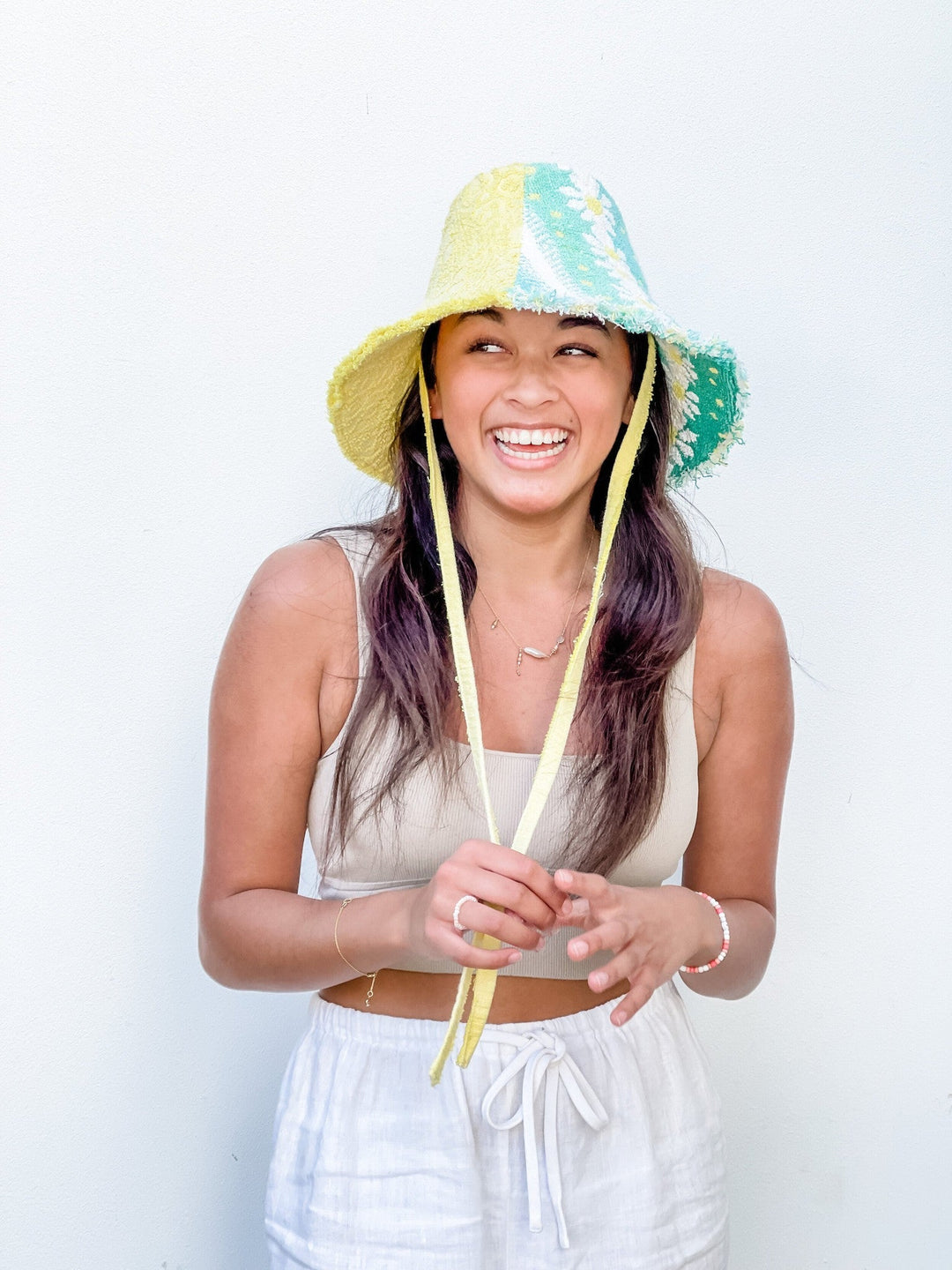 Joni #3 Large handmade by expert artisans from upcycled vintage towels, in Sydney.