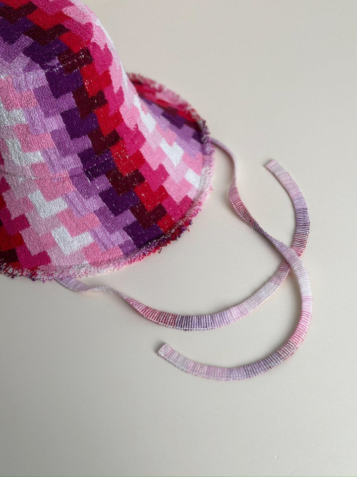 JONI #79 SMALL handmade by expert artisans from upcycled vintage towels, in Sydney.
