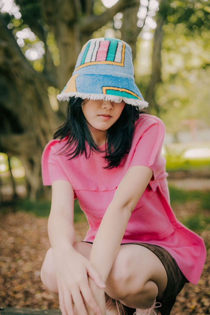 JUNO #30 (Designer: Vintage Hermes) MEDIUM handmade by expert artisans from upcycled vintage towels, in Sydney.