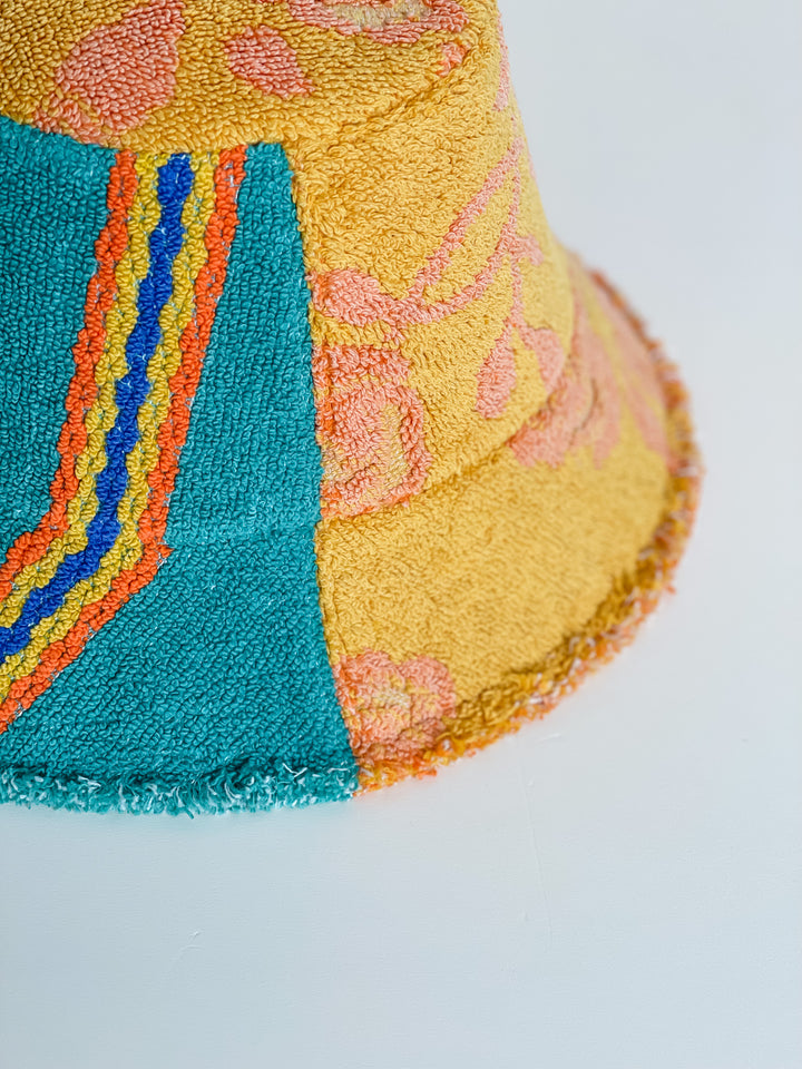 Re/lax Remade one-of-a-kind vintage towel hats, lovingly handmade in Australia from upcycled fabrics.