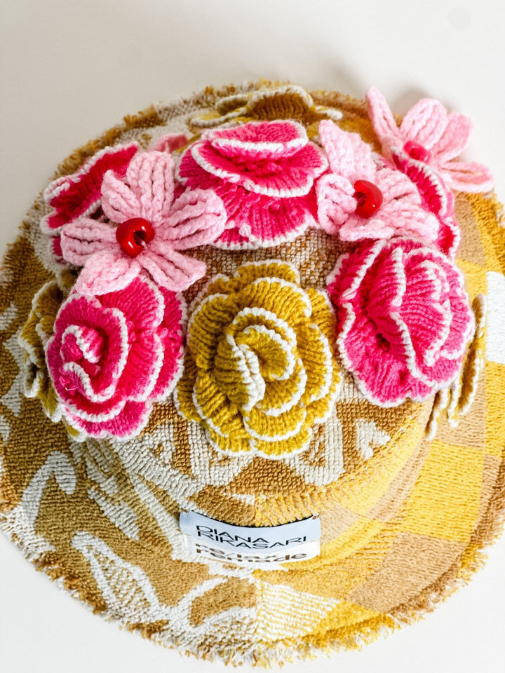 'Synchronised Swim' - Diana Rikasari x Re/lax Remade handmade by expert artisans from upcycled vintage towels, in Sydney.